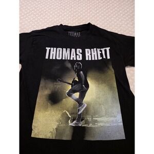 Thomas Rhett Black Logo Cotton Tshirt Unisex‎ Size XS